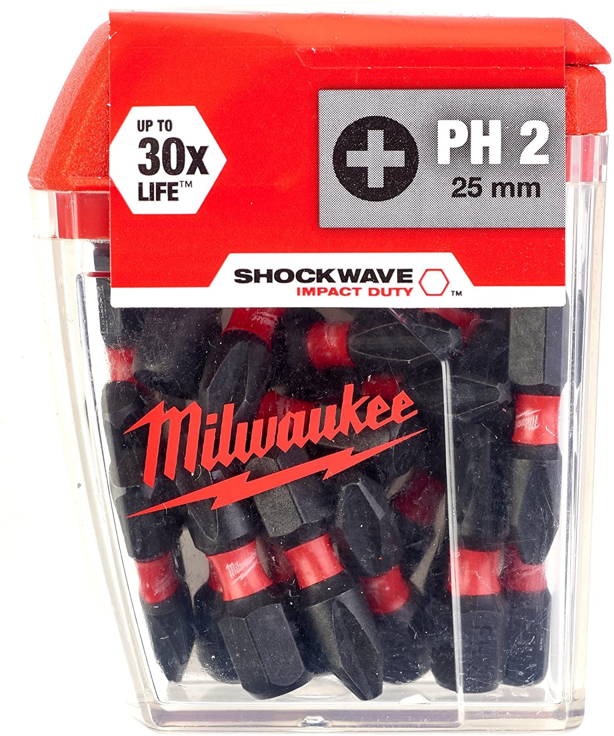 Milwaukee Schrauberbit SHOCKWAVE (VE25) PH2 / 25 mm