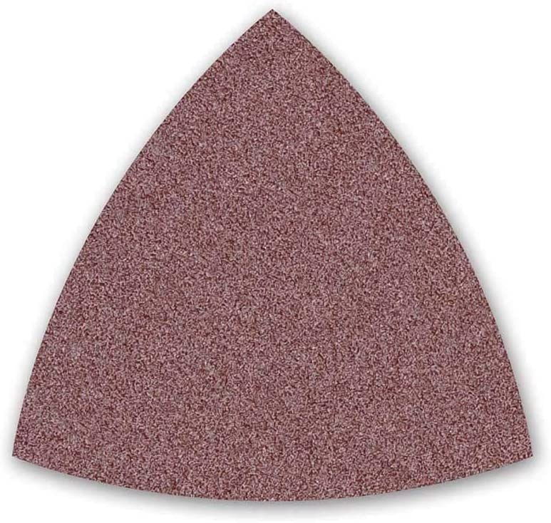 50 Stk Klett-Schleifpapier 82mm ROT ungelocht DELTA