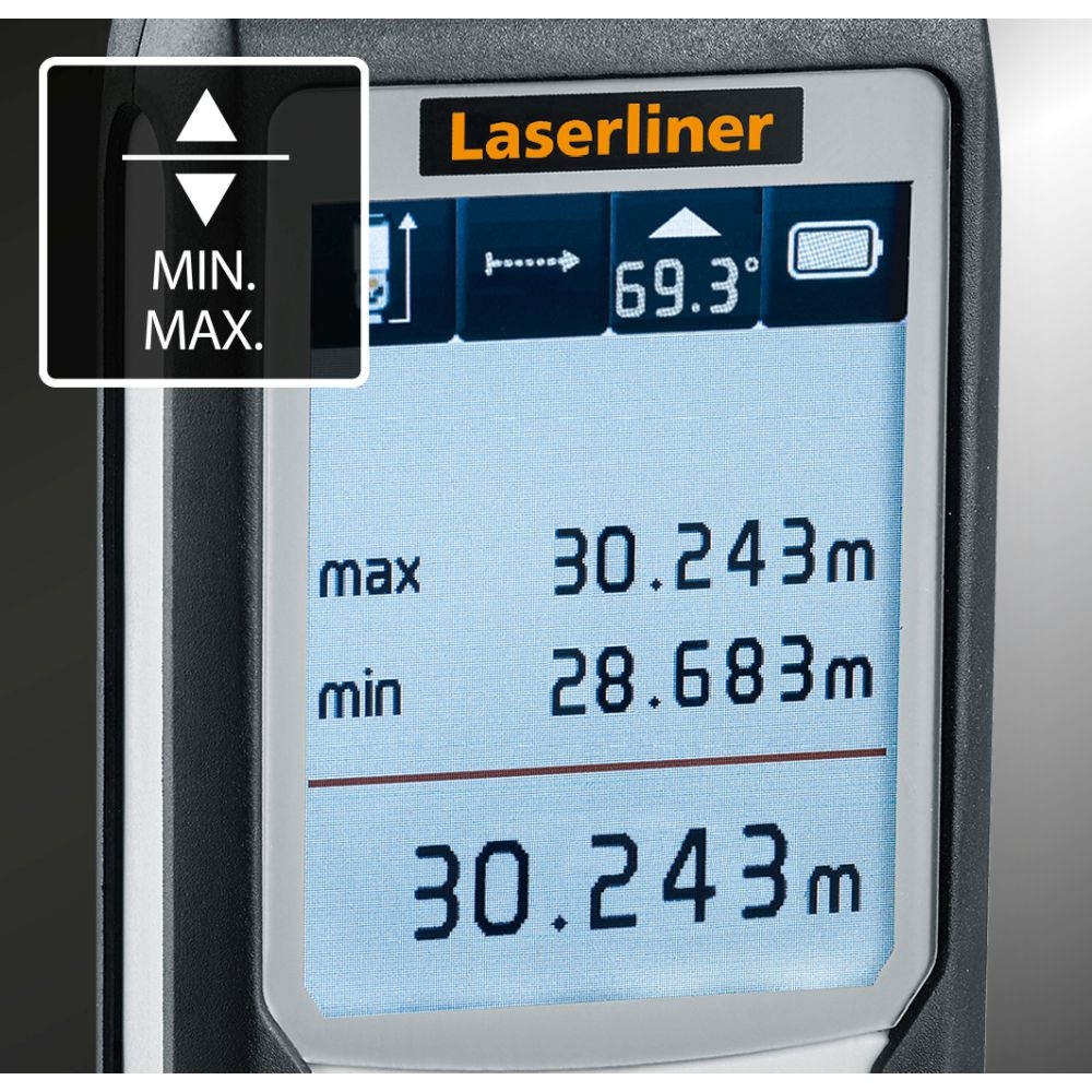 Laserliner LaserRange-Master Gi5 50m grüner Laser-Entfernungsmesser