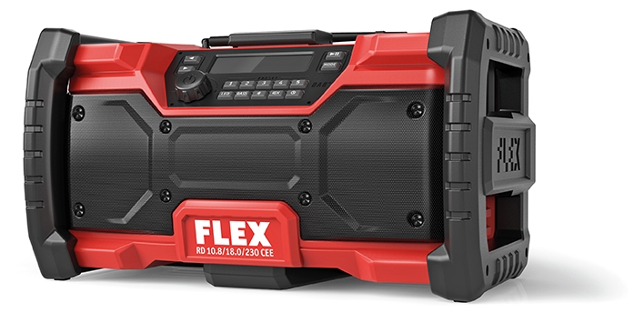 FLEX Akku-Baustellenradio RD10.8/18.0/230V DAB+Bluetooth