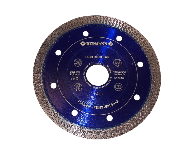 Diamantscheibe 125 x 22,2mm FLIESEN-FEINSTEIN#zEAN 0768813138685