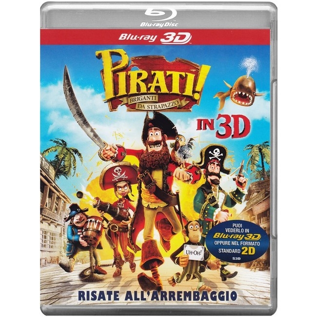 Piraten-Ein Haufen merkwürdiger Typen (Blu-ray 3D+2D) Deutscher Ton