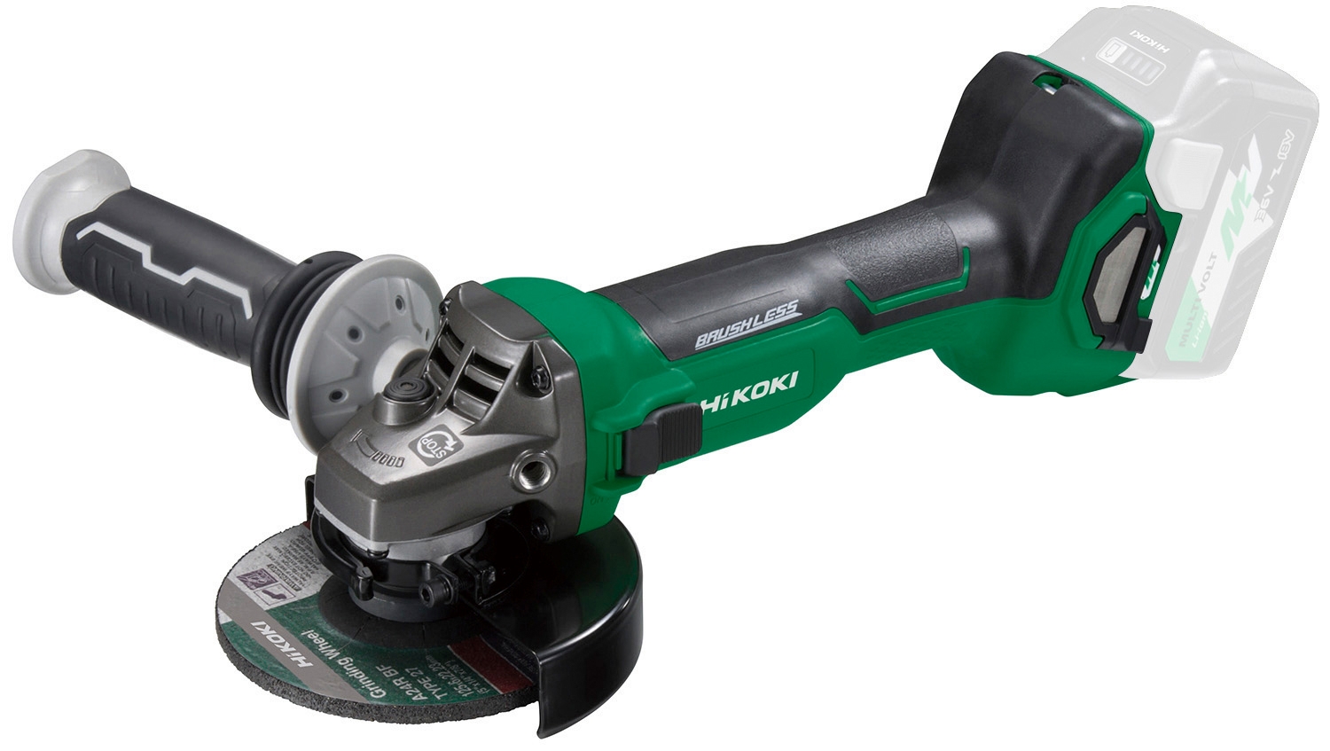 HIKOKI G3613DA (Basic) (HSC II) 36V Akku-Winkelschleifer (Brushless)