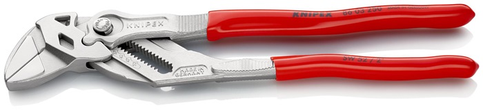 Knipex Zangenschlüssel L.250mm Spannweite 52mm verchromt Kunststoffüberzug