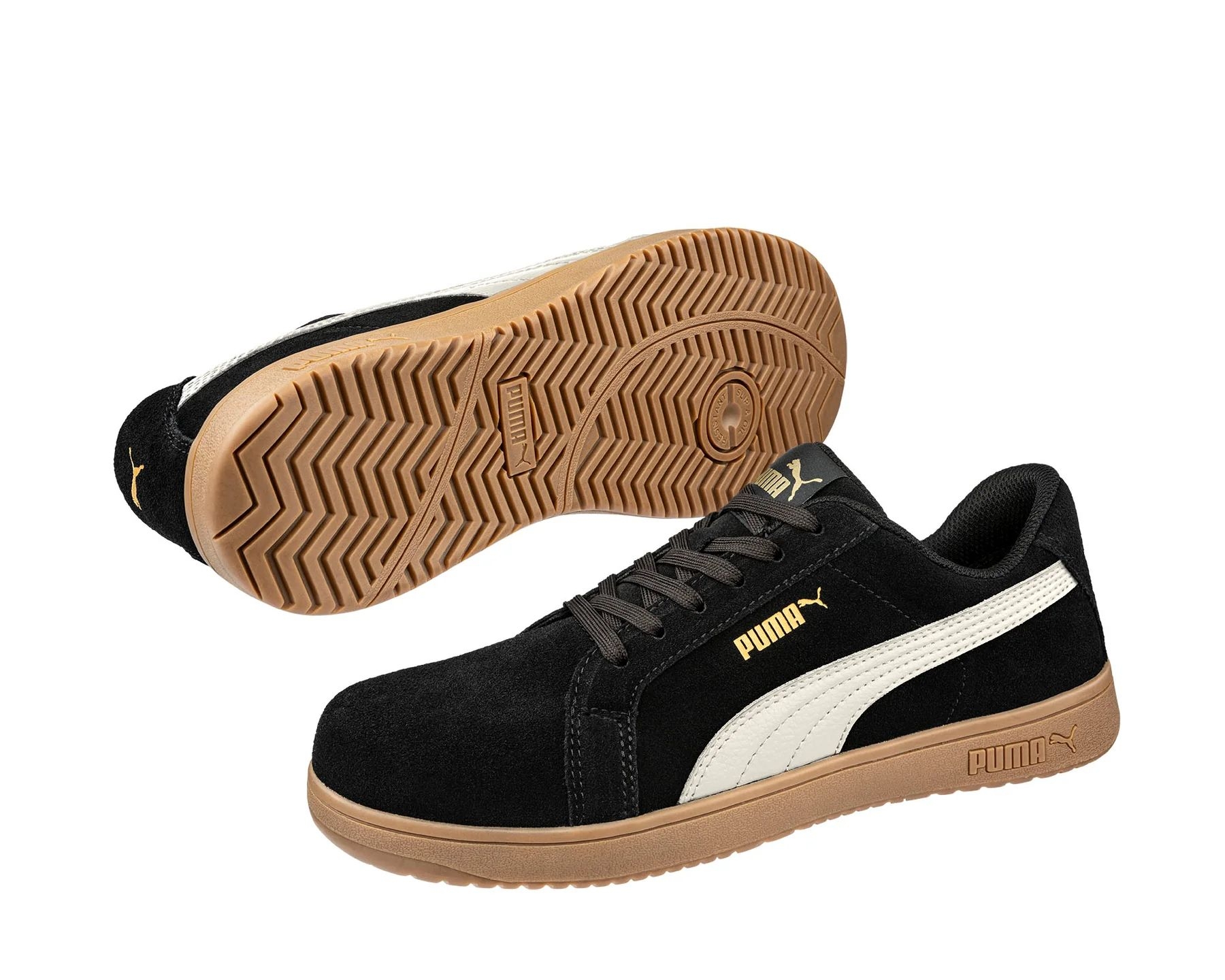 PUMA Sicherheitsschuhe Iconic BLK/GUM LOW S1PL ESD FO HRO SR Gr.42