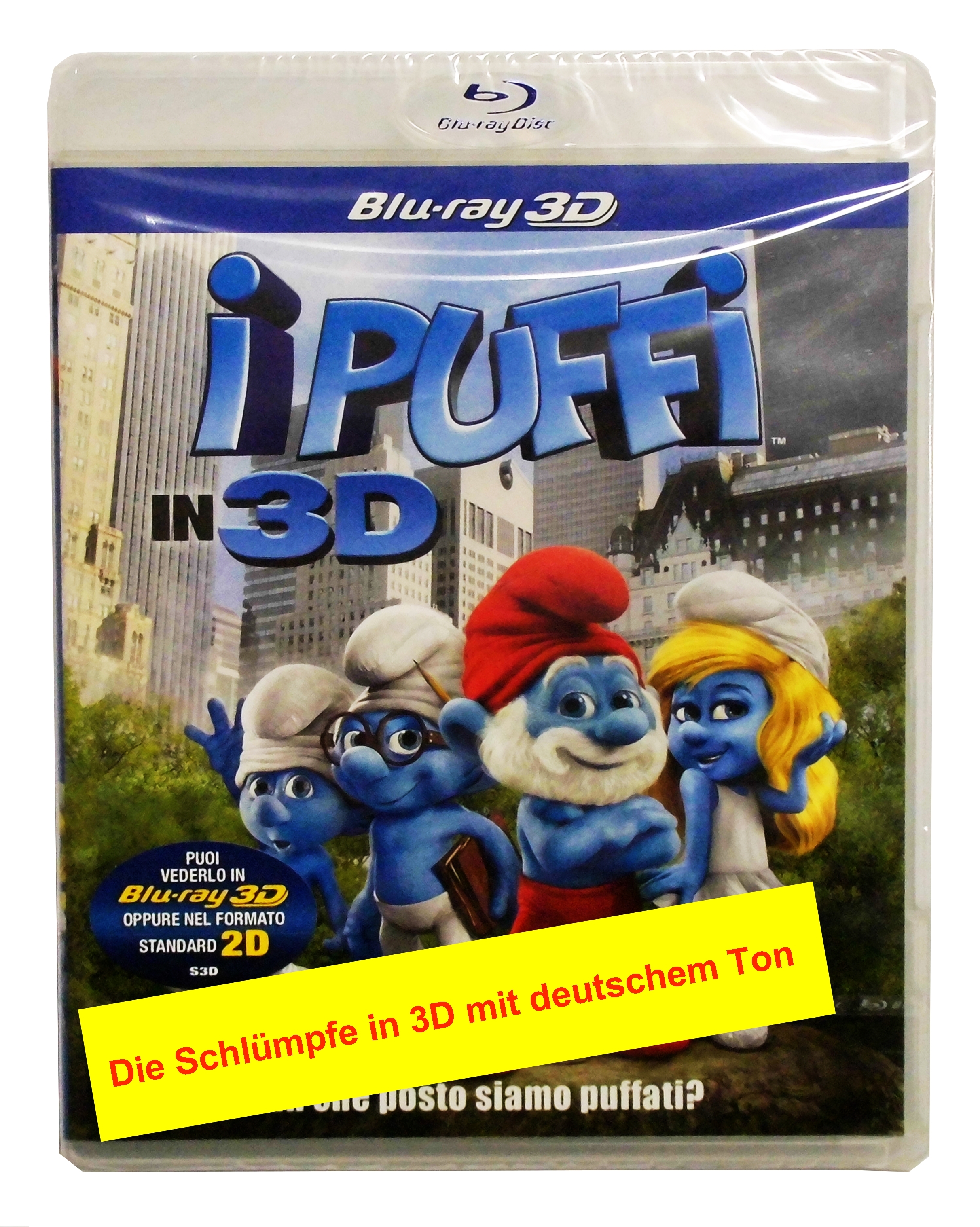 Die Schlümpfe (3D-Blu-ray) Deutscher Ton