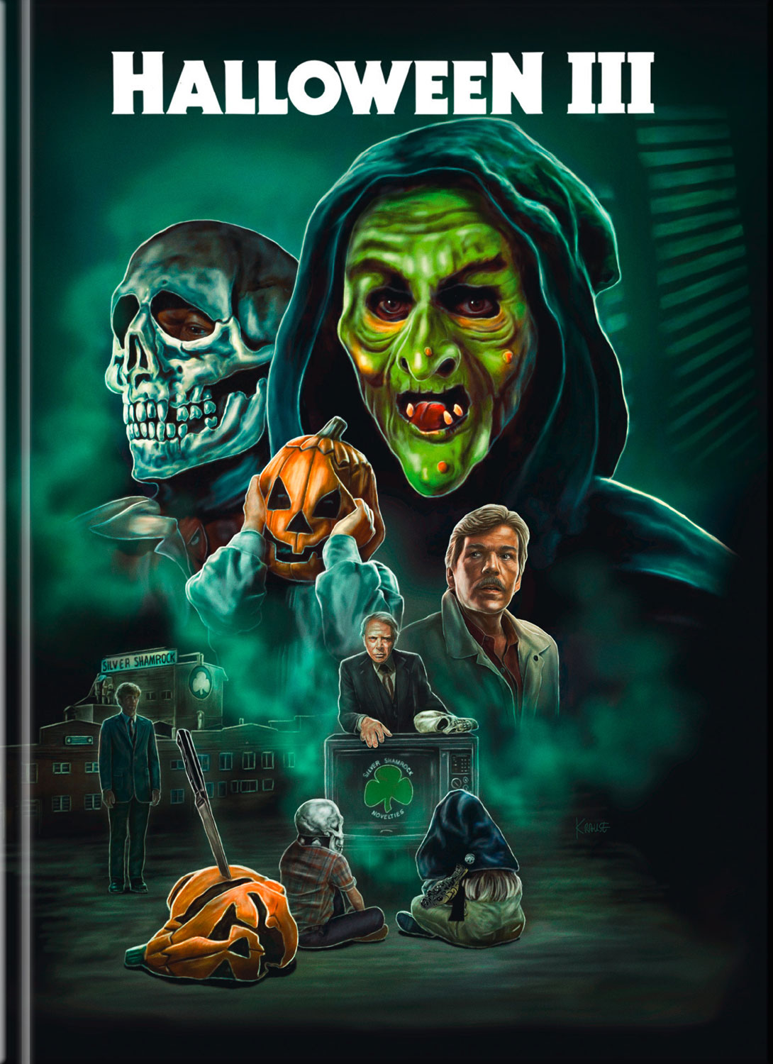 HALLOWEEN 3 (4K UHD+Blu-Ray) Cover G - Mediabook - Uncut-Limited 1111 Edition