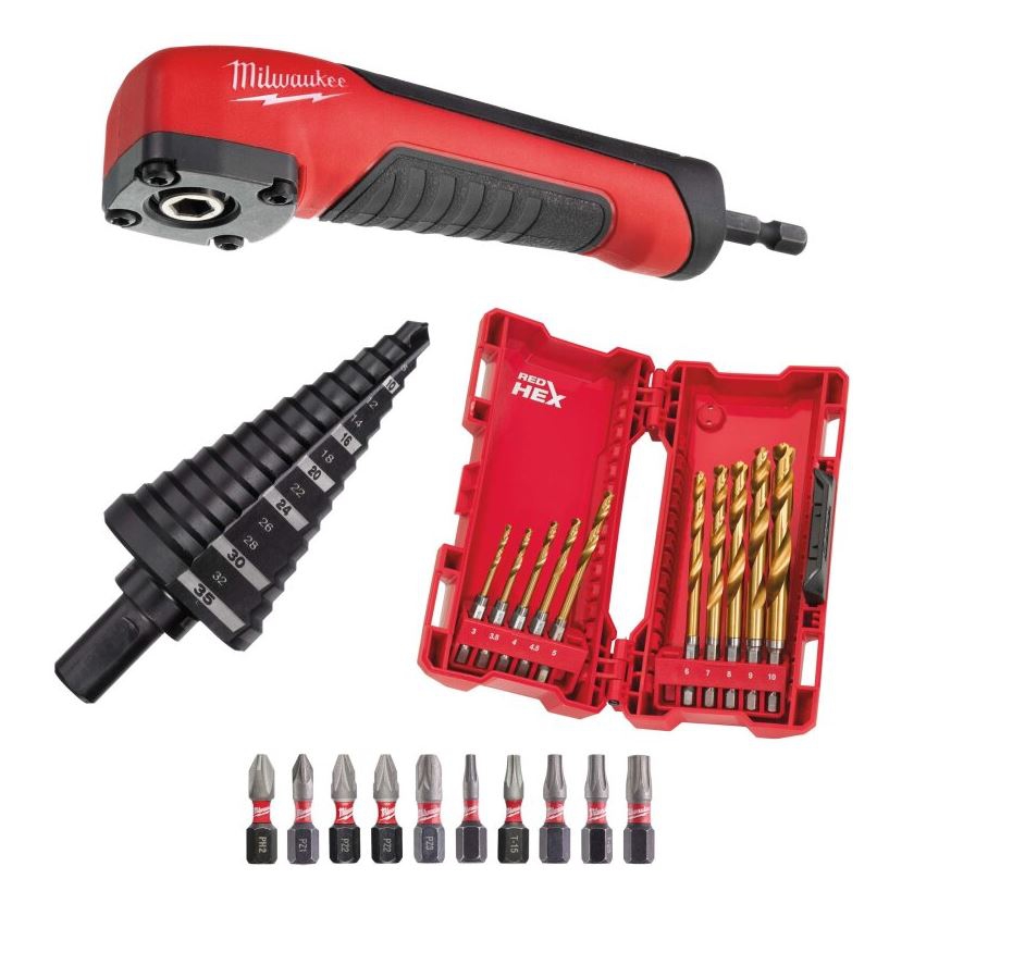 Milwaukee Stufenbohrer Shockwave Combo-Pack 22 tlg.