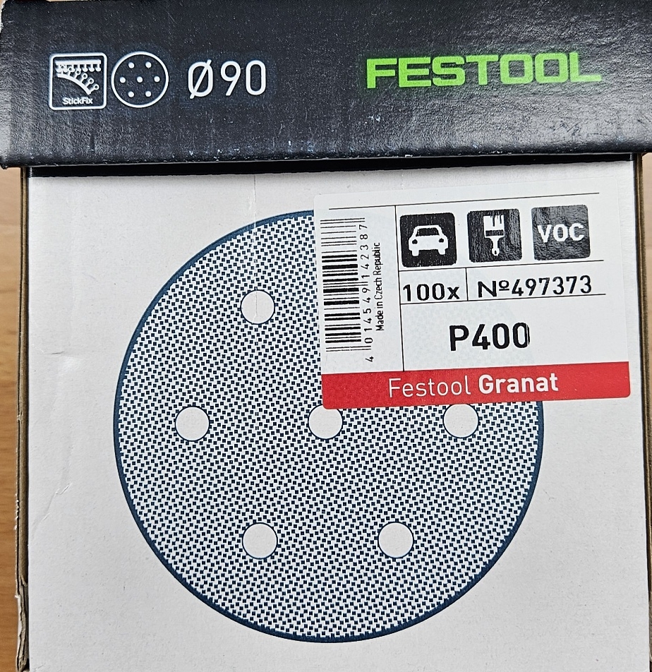 Festool Schleifscheibe STF D90/6 P400 GR/100 Grana
