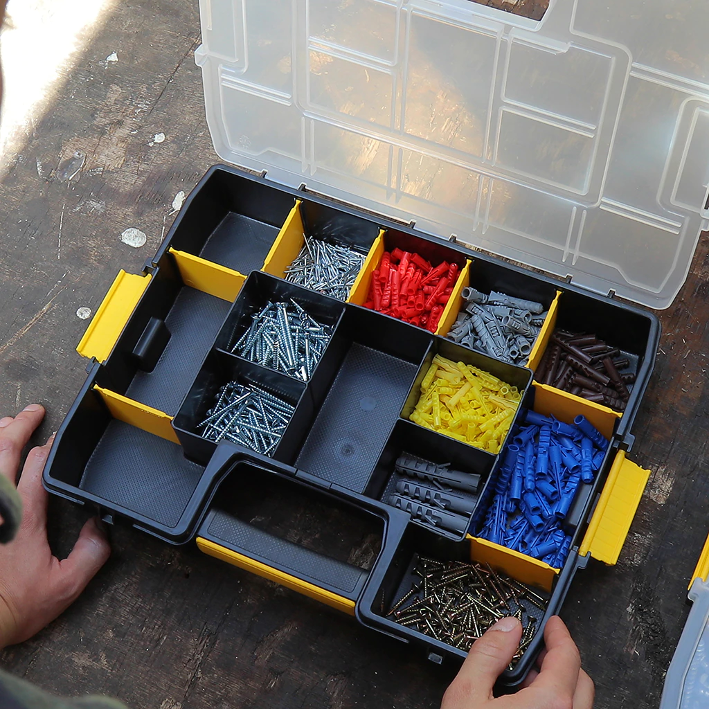Stanley Organizer SortMaster Junior, 14 Fächer, 37,5x6,7x29,2cm Innenteiler