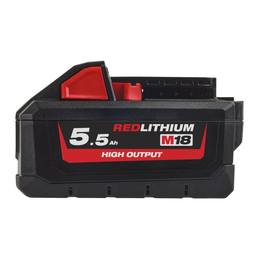 Milwaukee M18HB5.5 High Output 18V / 5.5Ah Akku für alle M18 Geräte