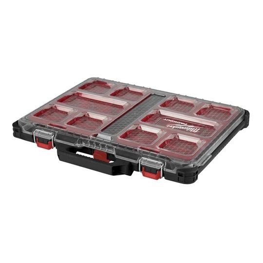 Milwaukee PACKOUT Organiser Slim m.Sortierboxen 416x64x502mm