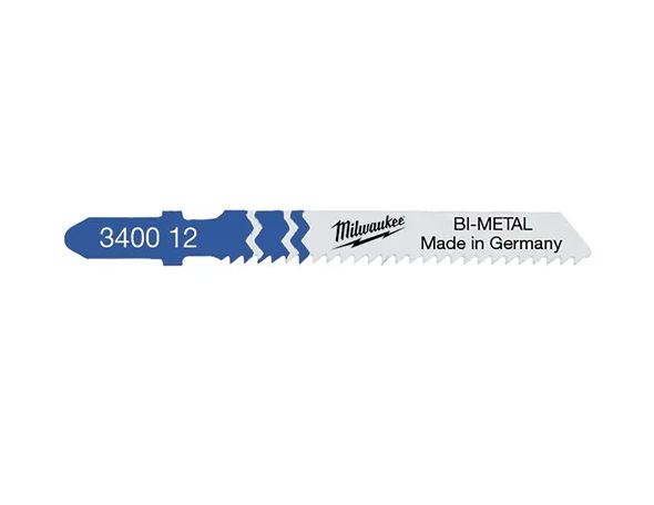 Milwaukee Stichsägeblätter Metall Bi-Metall 55x2mm T118BF (5er Pack)