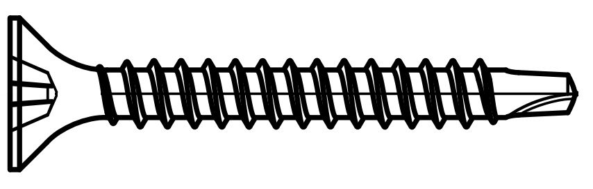 1000 Stk Schnellbauschraube 3,5 x 25 Bohrspitze phosphatiert R 89152