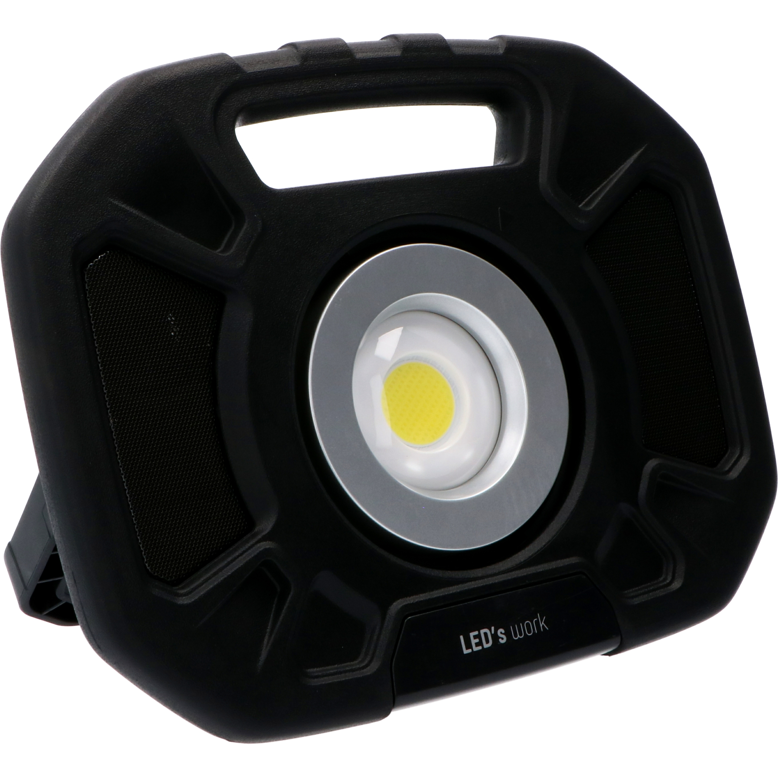 SHADA Akku Arbeitsleuchte+Lautsprecher 40W / 4000lm / 6000K / IP65 / 57,72 Wh