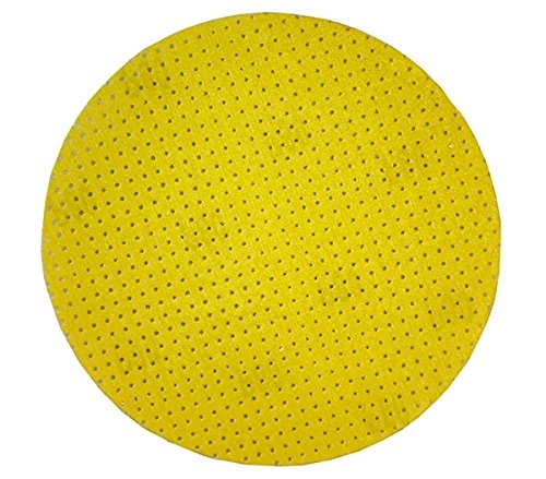 25 Stk Schleifscheiben / Pads Klett 225mm GELB