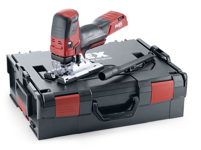 FLEX Akku-Stichsäge JS18.0-EC Solo in L-Boxx