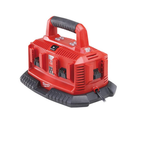 Milwaukee M1418C6 Multi-Ladegerät 6-Fach (14,4V-18V) Milwaukee M1418C6 Multi-Ladegerät 6-Fach (14,4V-18V)