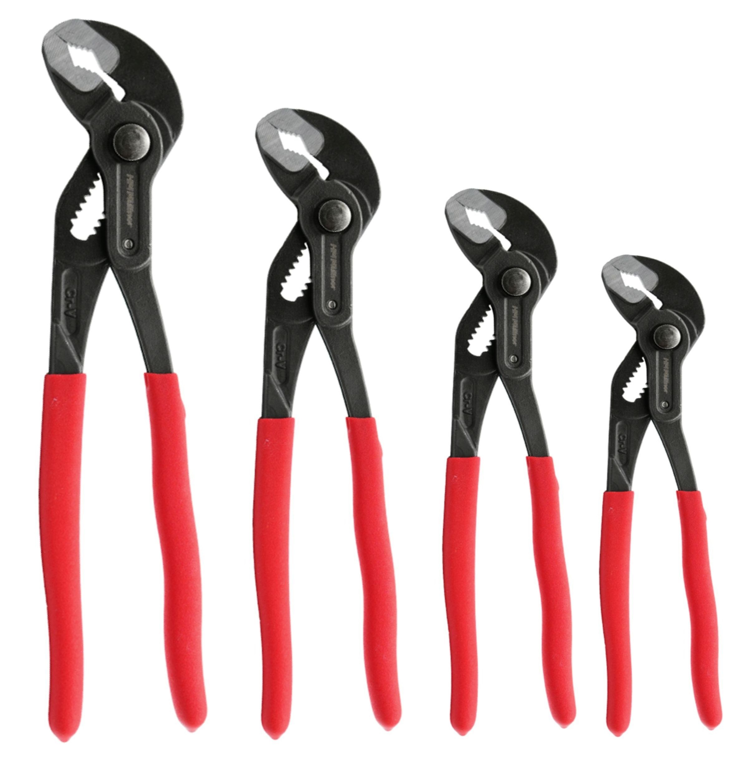 HM Wapu-Zangenset 4-tlg mit Knopf-Schnellverstellung 180/240/310/410mm HM Wapu-Zangenset 4-tlg mit Knopf-Schnellverstellung 180/240/310/410mm