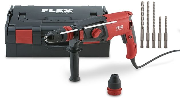 FLEX Kombihammer CHE2-28R *Aktion* inkl. SDSplus Bohrersatz+Wechselfutter+L-Boxx