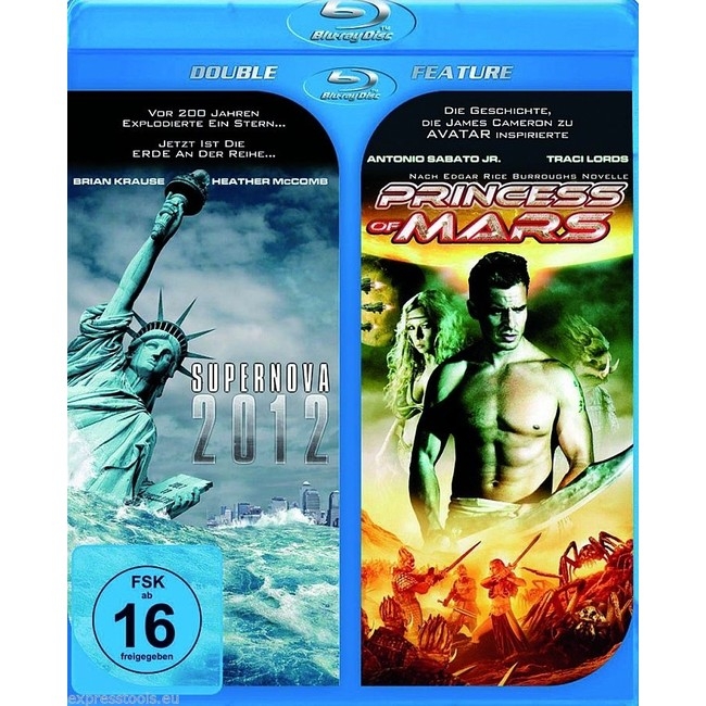Doppel-BD: 2012 Supernova & Princess of Mars (Blu-ray)