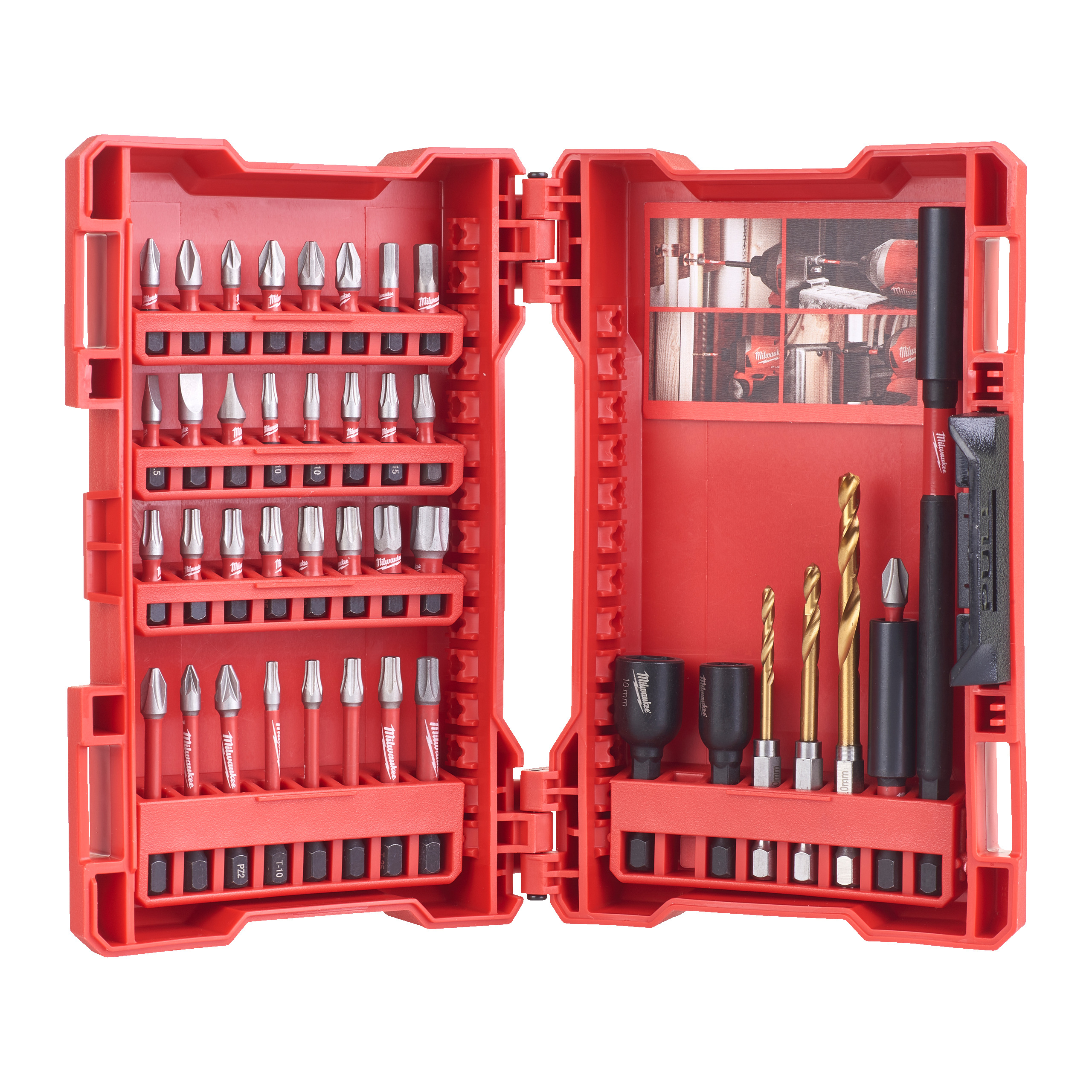 Milwaukee SHOCKWAVE Bohr & Bit-Set 40-teilig, 4932471588