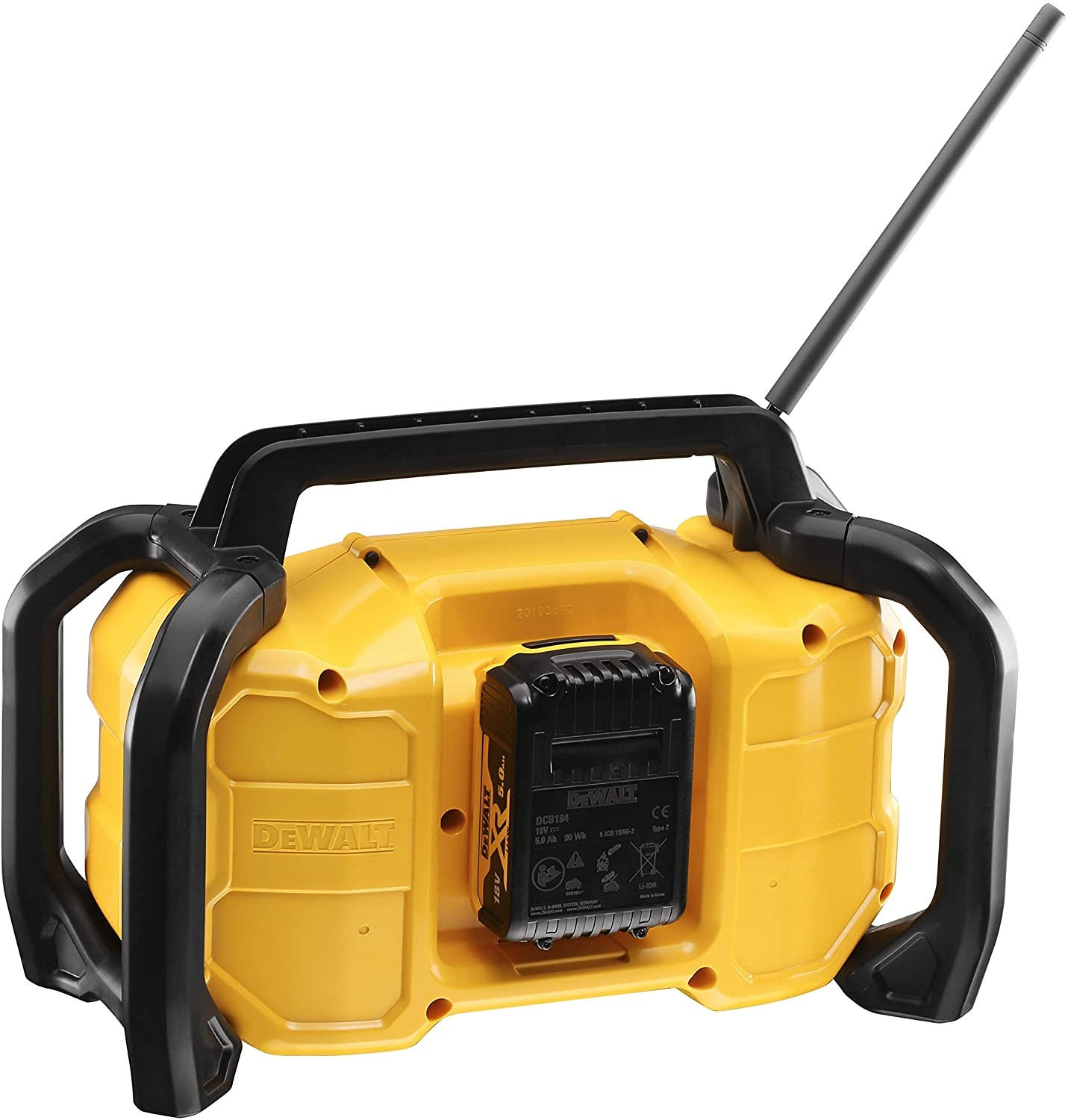 DeWalt DCR029 Akku- u. Netz-Radio (DAB+/Bluetooth) ohne Ladefunktion