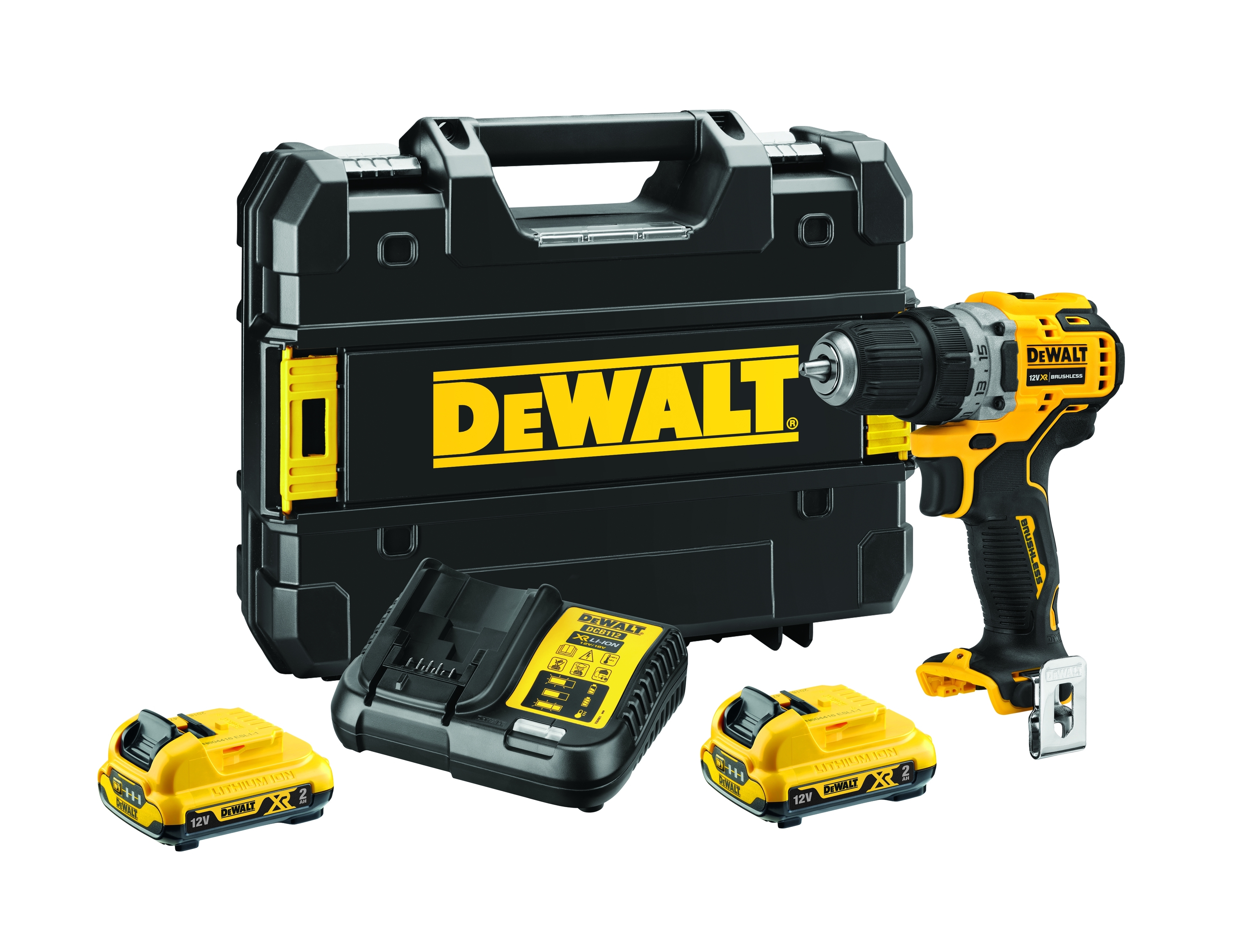 DeWalt DCD701D2 Akku-Bohrschrauber inkl. 2Akku 12V 2Ah Bürstenlos
