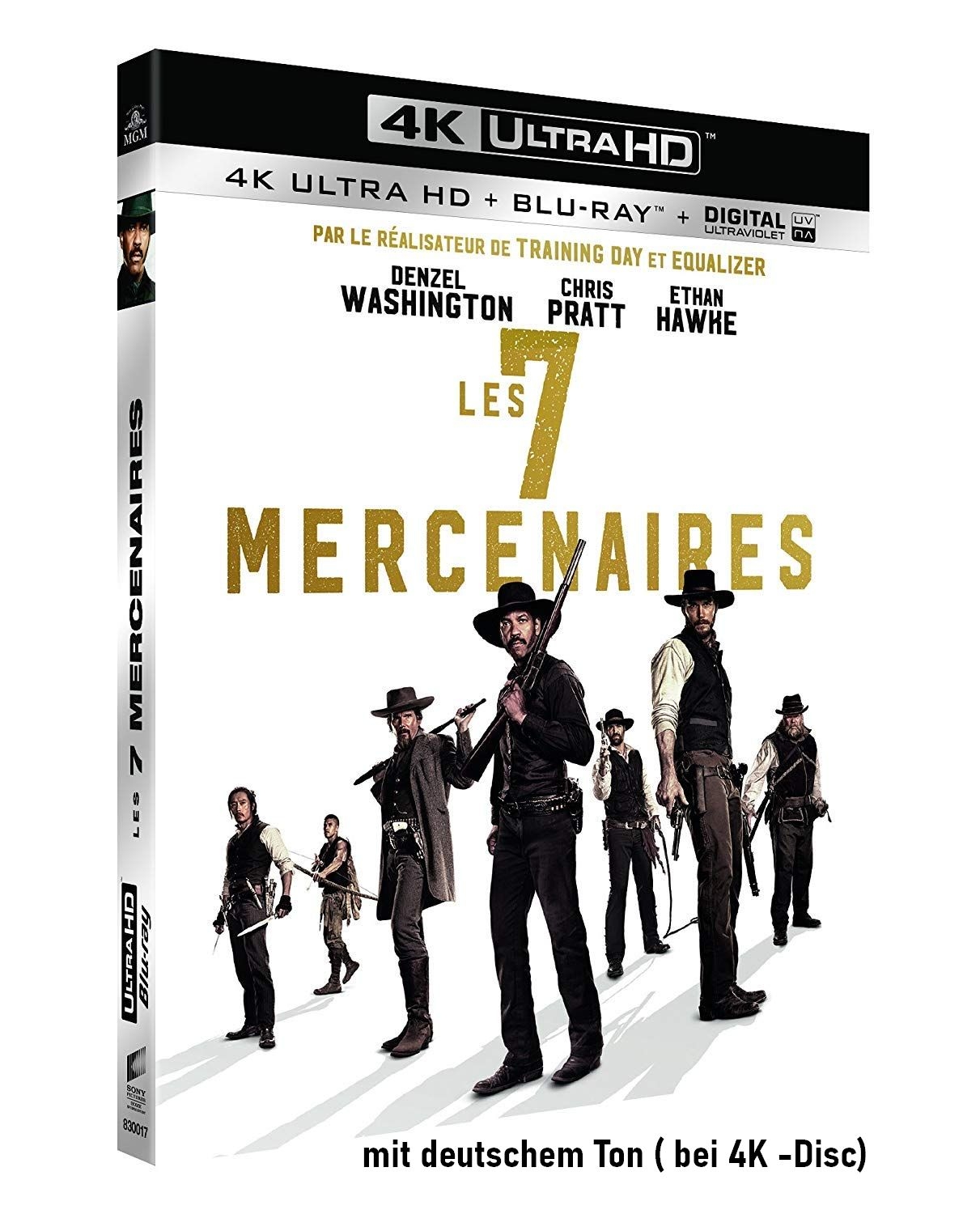 Die glorreichen Sieben (4K Ultra HD+Blu-ray) Deutscher Ton bei 4K