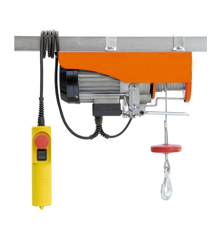 HM Müllner Elektr. Seilwinde 600kg Hebehöhe 6m / 12m 1050W