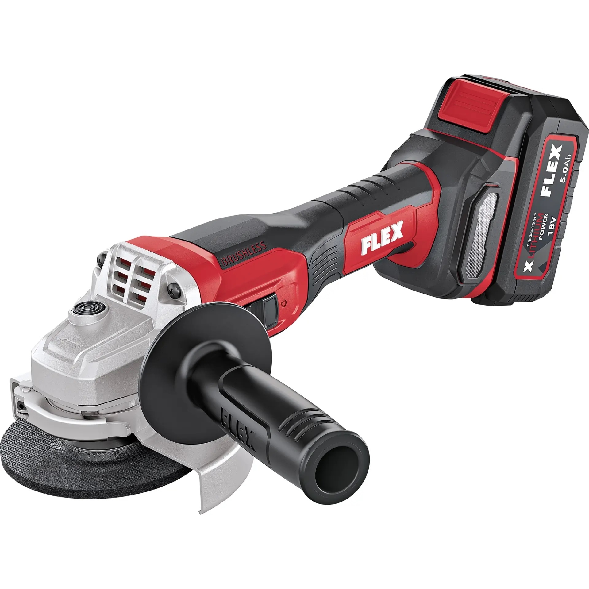 FLEX 18V Akku-Winkelschleifer L125 18.0-EC LD/5.0 Set  2xAkku 5.0Ah im Koffer