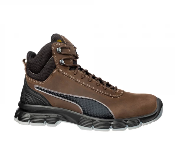 PUMA  CONDOR BROWN MID S3 ESD SRC schwarz/braun,39