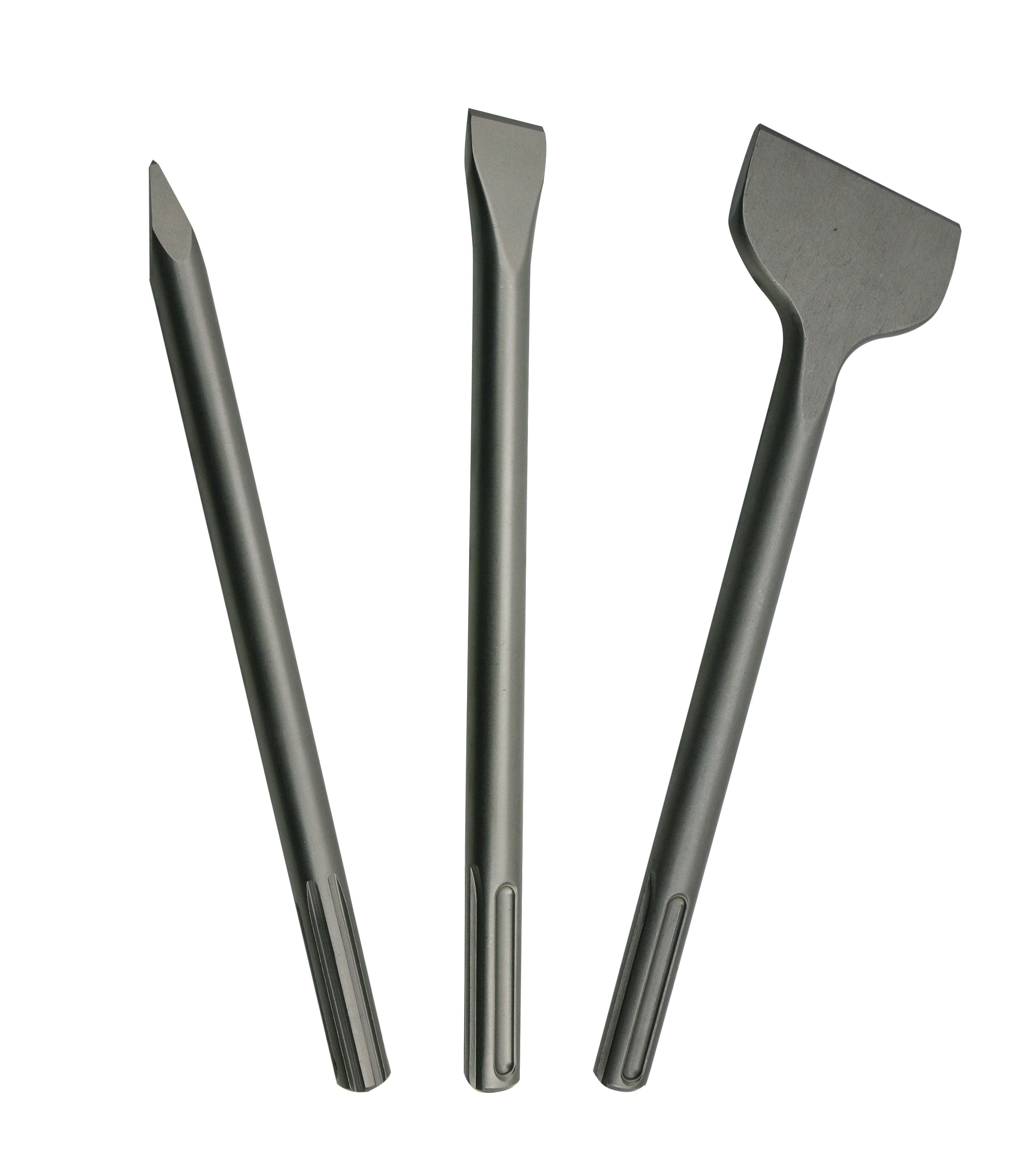 SDS-Max Meiselsatz 3-tlg (Flach, Spitz, Spat) Länge 400mm