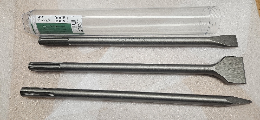 Meißelset SDS-MAX 400mm (Spitz, Flach und Spatmeiß