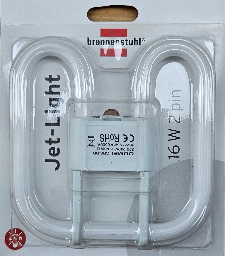 Ersatz-Leuchtmittel 230V/16W,6400K Flächenleuchte