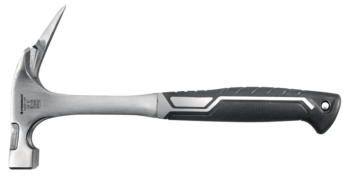 PROMAT Latthammer 600g "Ganzstahl" mit Magnet geraut fein poliert