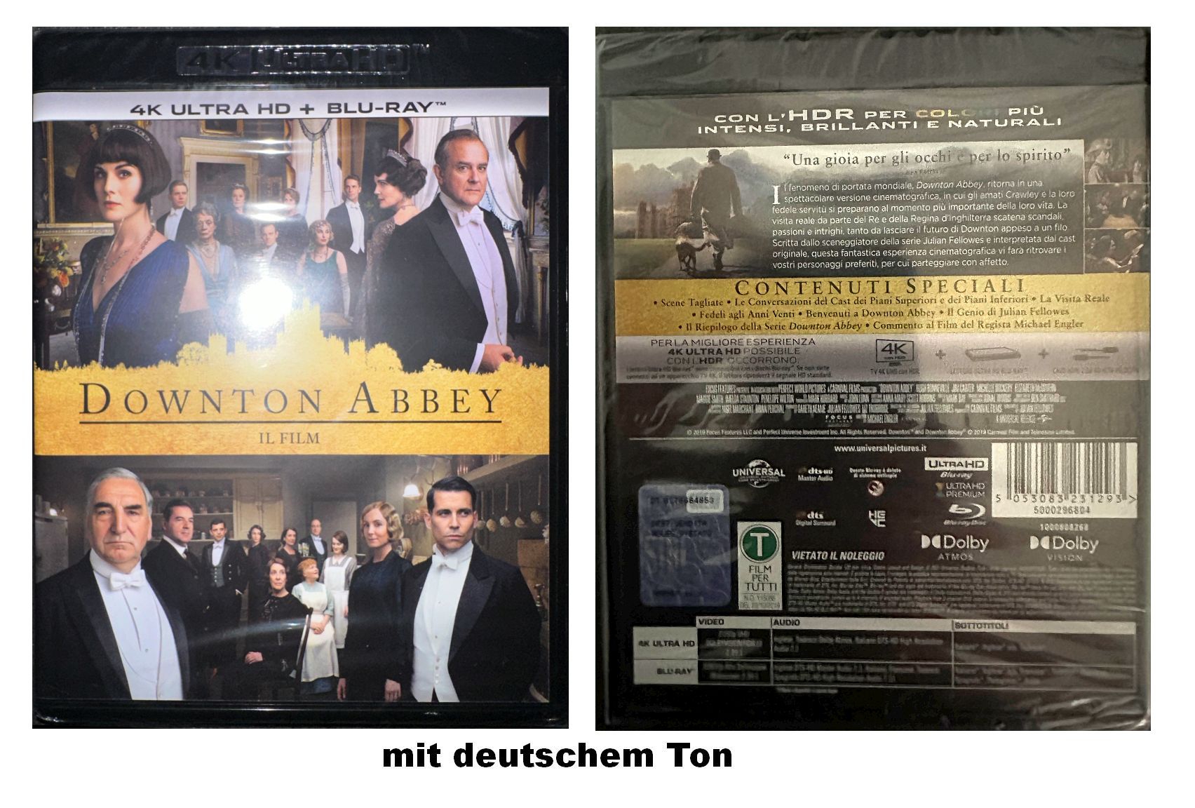DOWNTON ABBEY (4K ULTRA HD +Blu-ray) Ton Deutsch