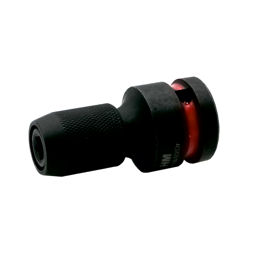 HM Kraft-Schnellwechseladapter IMPACT 1/2" 4-knt auf 1/4" 6-knt