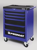 PROMAT Werkzeugwagen TREND B755xT465xH1030mm 300 kg 6 Schubladen unbestückt