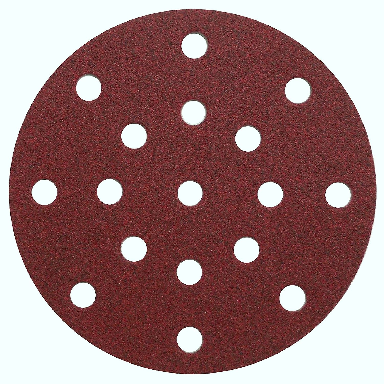 50 Stk Klett-Schleifscheibe 150mm ROT 17-Loch