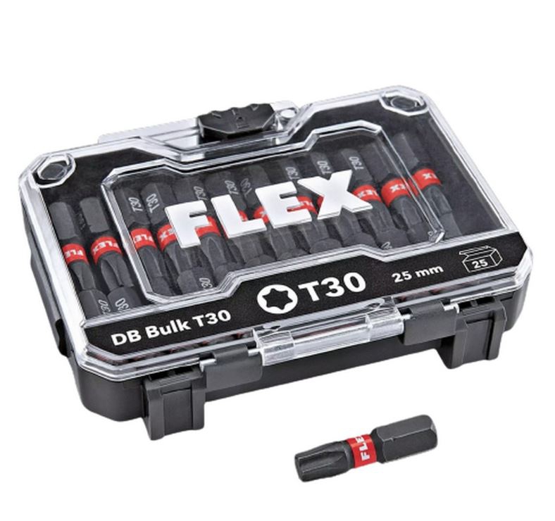 FLEX Bit-Großpack (25 Stk) T30x25mm Impact FLEX STACK PACK (DB Bulk T30)
