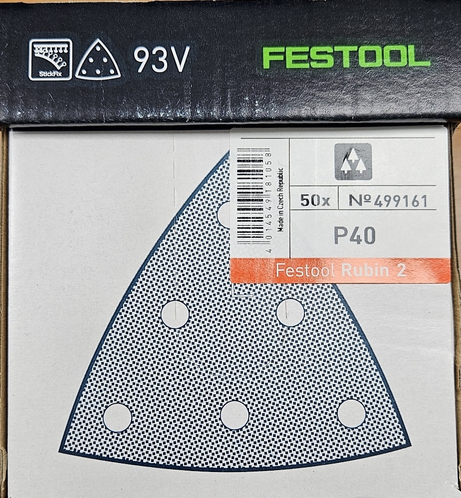 Festool Schleifblatt STF V93/6 P40 RU2/50 Rubin 2