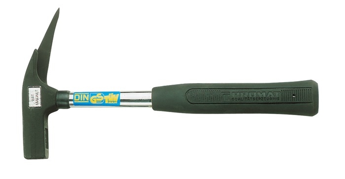 PROMAT Latthammer 600g ohne Magnet geraut Stahlrohr schwarz lackiert