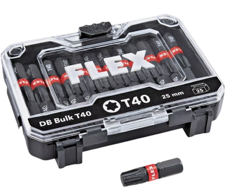 FLEX Bit-Großpack (25 Stk) T40x25mm Impact FLEX STACK PACK (DB Bulk T40)