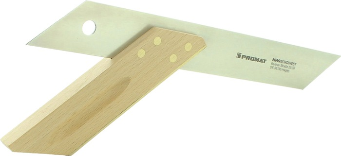 PROMAT Gehrungswinkel Schenkel-L. 300mm (Holz/Mess./Edelstahl)