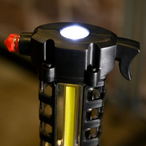 SHADA Multitool /Lampe Rettungshammer, Gurtschneider, Strahler, Taschenlampe!