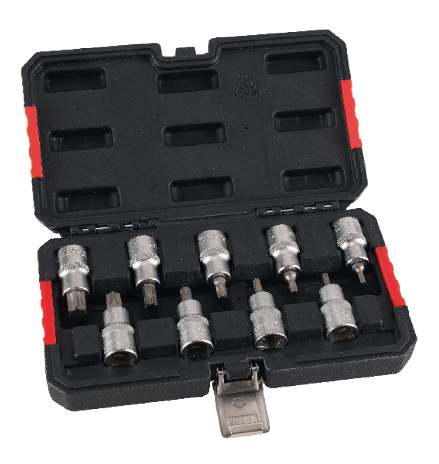 HM Müllner TX-Einsatz-Kassette 9 tlg 1/2", Profiqualität, DIN