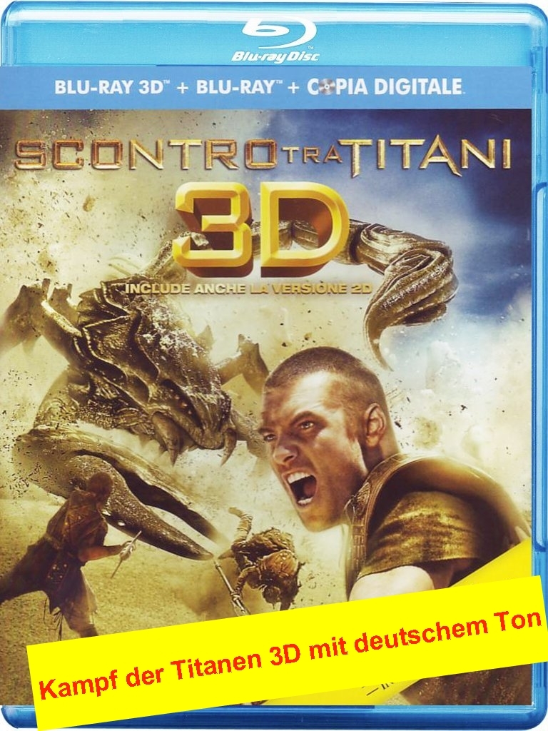 Kampf der Titanen (Blu-ray 3D +2D) (deutscher Ton)