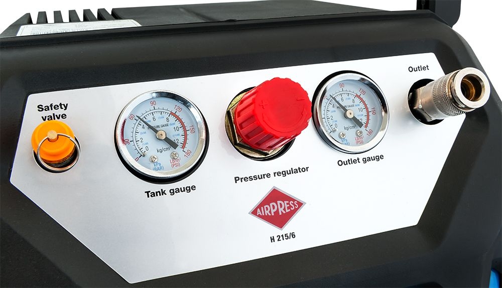 Airpress Kompressor H215-6 ölfrei / 6 Liter Kessel
