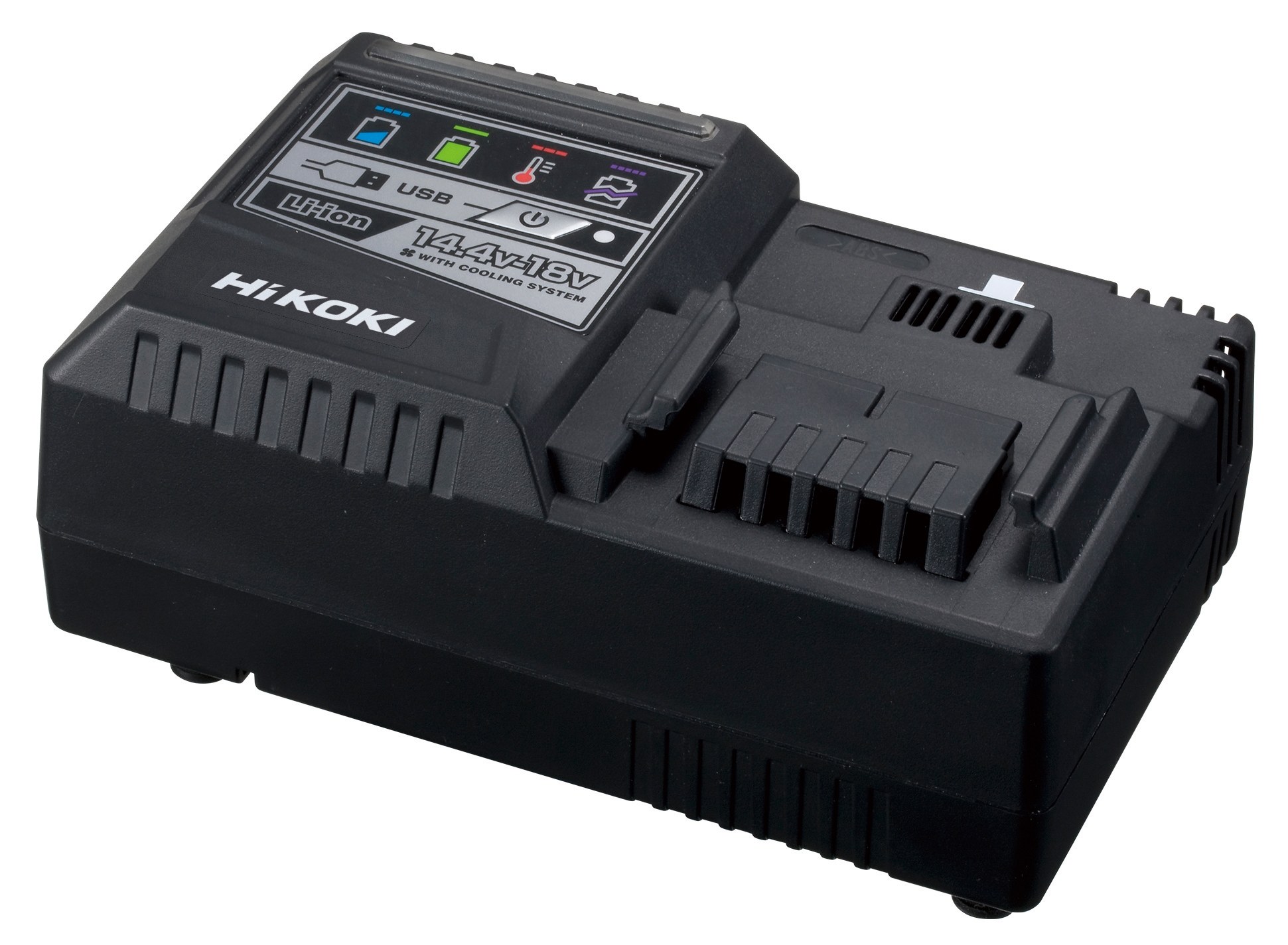 HIKOKI UC18YSL3 14,4-18V Akku Ladegerät (Schnellladegerät) 14,4 Volt und 18 Volt